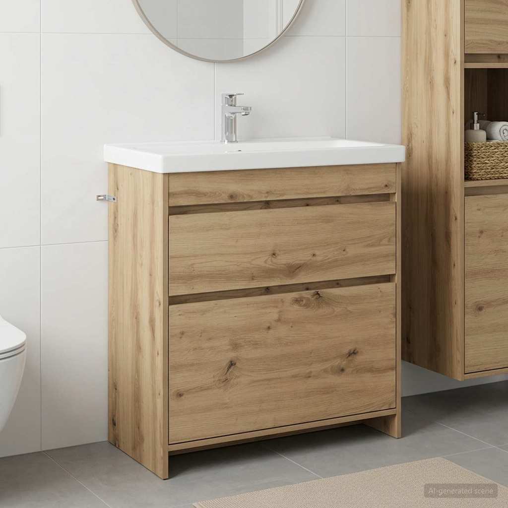 Badevrelse Under Vask Skab Artisan-eg 78,5 x 37,5 x 81 cm