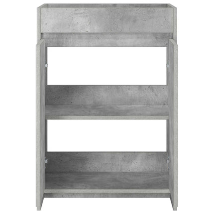 Badeværelse Under Vask Skab Betongrå 56 x 37,5 x 81 cm