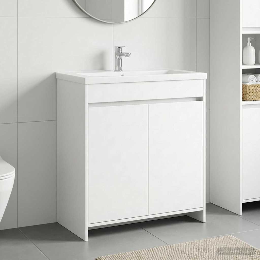 Badevrelse Under Vask Skab Hvid 78,5 x 37,5 x 81 cm