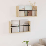 Magasin Rack 2 pcs Sonoma eg 60 x 12 x 30 cm Konstrueret træ