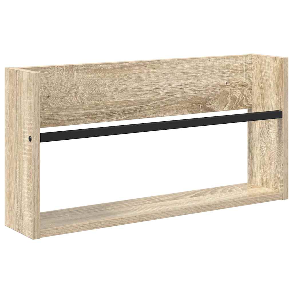 Magasin Rack 2 pcs Sonoma eg 60 x 12 x 30 cm Konstrueret træ