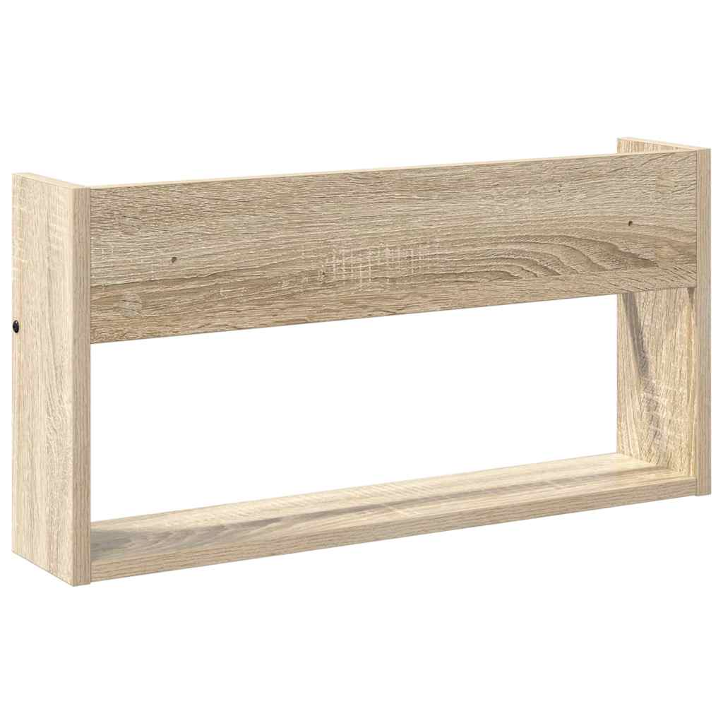 Magasin Rack 2 pcs Sonoma eg 60 x 12 x 30 cm Konstrueret træ
