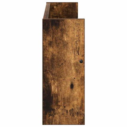 Magasin Rack 2 stk. Røget eg 60 x 12 x 30 cm Konstrueret træ