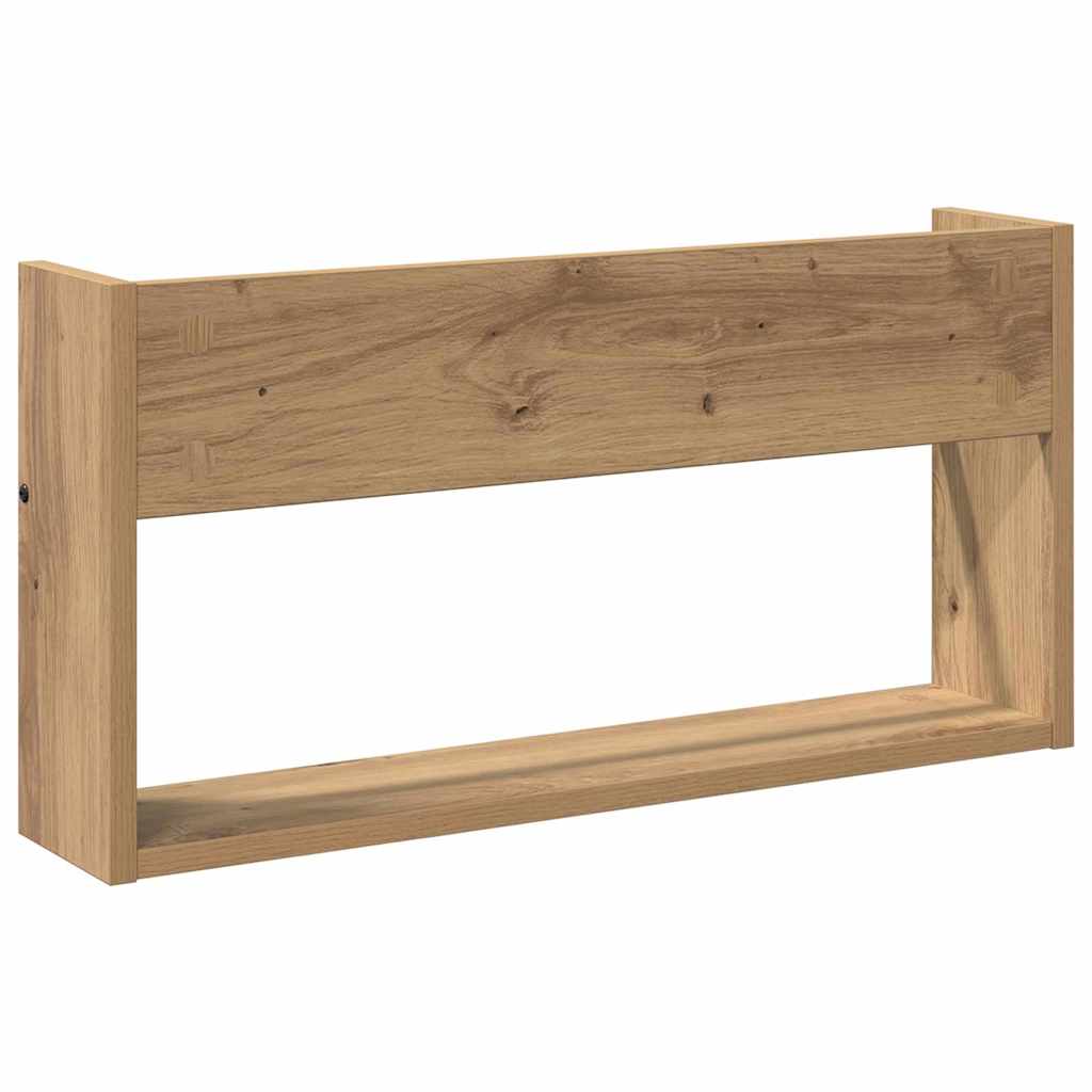 Magasin Rack med hylde 2 pcs Artisan Egetræ 60 x 12 x 30 cm