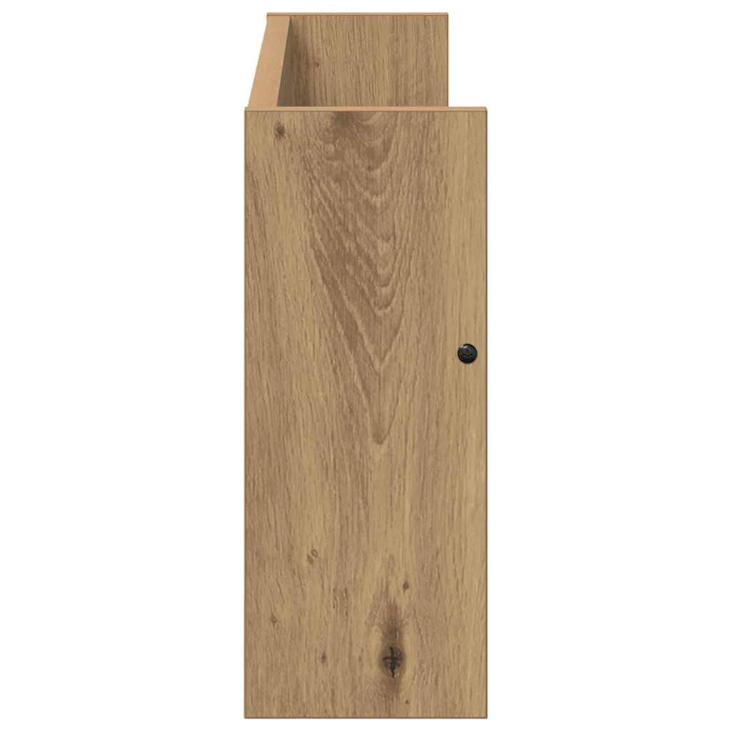 Magasin Rack med hylde 2 pcs Artisan Egetræ 60 x 12 x 30 cm