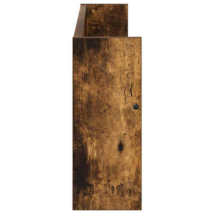 Magasin Rack med hylde Røget eg 80 x 12 x 30 cm Konstrueret træ