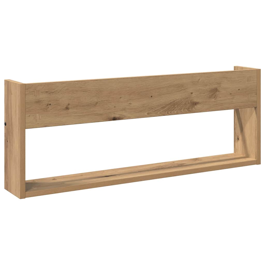 Magasin Rack med hylde 2 pcs Artisan Egetræ 80 x 12 x 30 cm