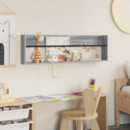 Magasin Rack Grå Sonoma 100 x 12 x 30 cm Konstrueret træ