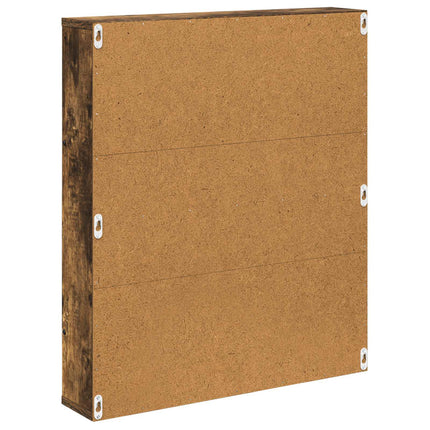 Magasin Rack 2 stk. Røget eg 60 x 12 x 70 cm Konstrueret træ