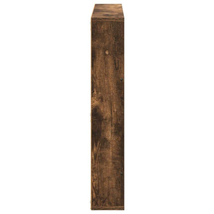 Magasin Rack 2 stk. Røget eg 80 x 12 x 70 cm Konstrueret træ