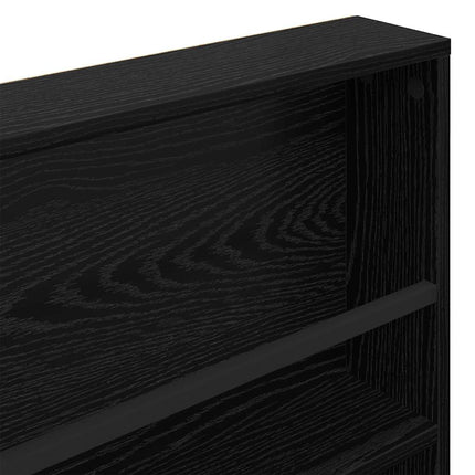 Magasin Rack 2 stk. Sort eg 100 x 12 x 70 cm Konstrueret træ