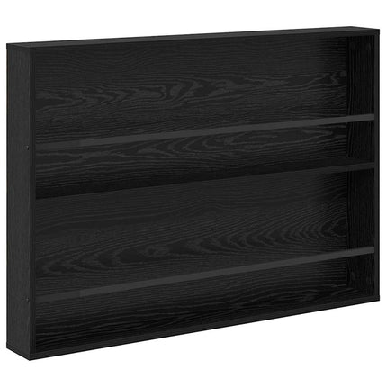 Magasin Rack 2 stk. Sort eg 100 x 12 x 70 cm Konstrueret træ