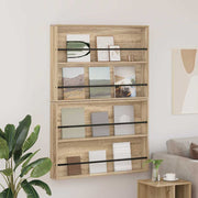 Magasin Rack 2 pcs Sonoma eg 100 x 12 x 70 cm Konstrueret træ