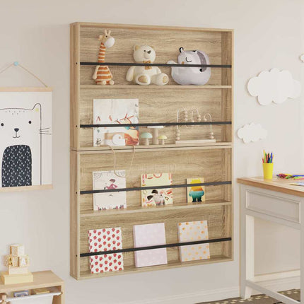 Magasin Rack 2 stk. Sonoma eg 100 x 12 x 70 cm Konstrueret træ