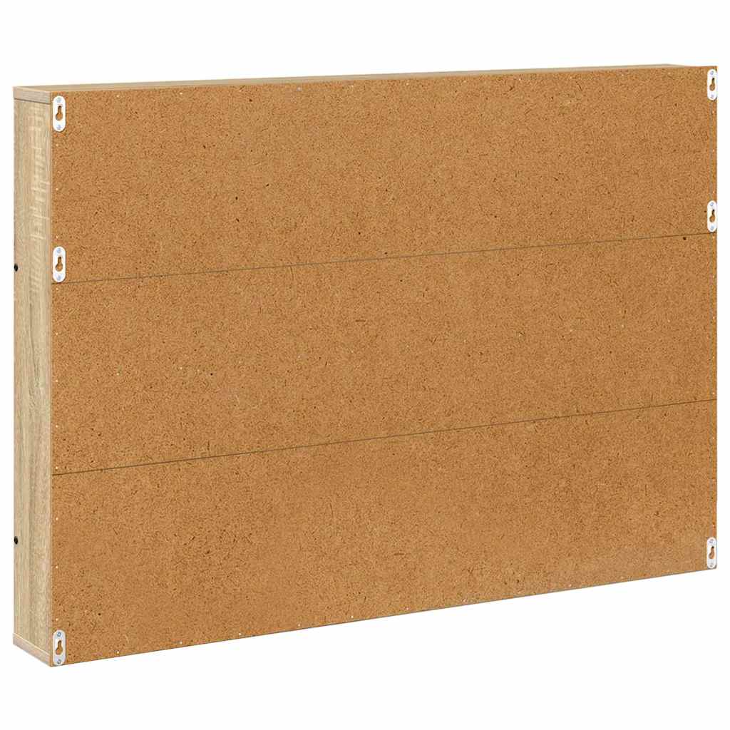 Magasin Rack 2 pcs Sonoma eg 100 x 12 x 70 cm Konstrueret træ