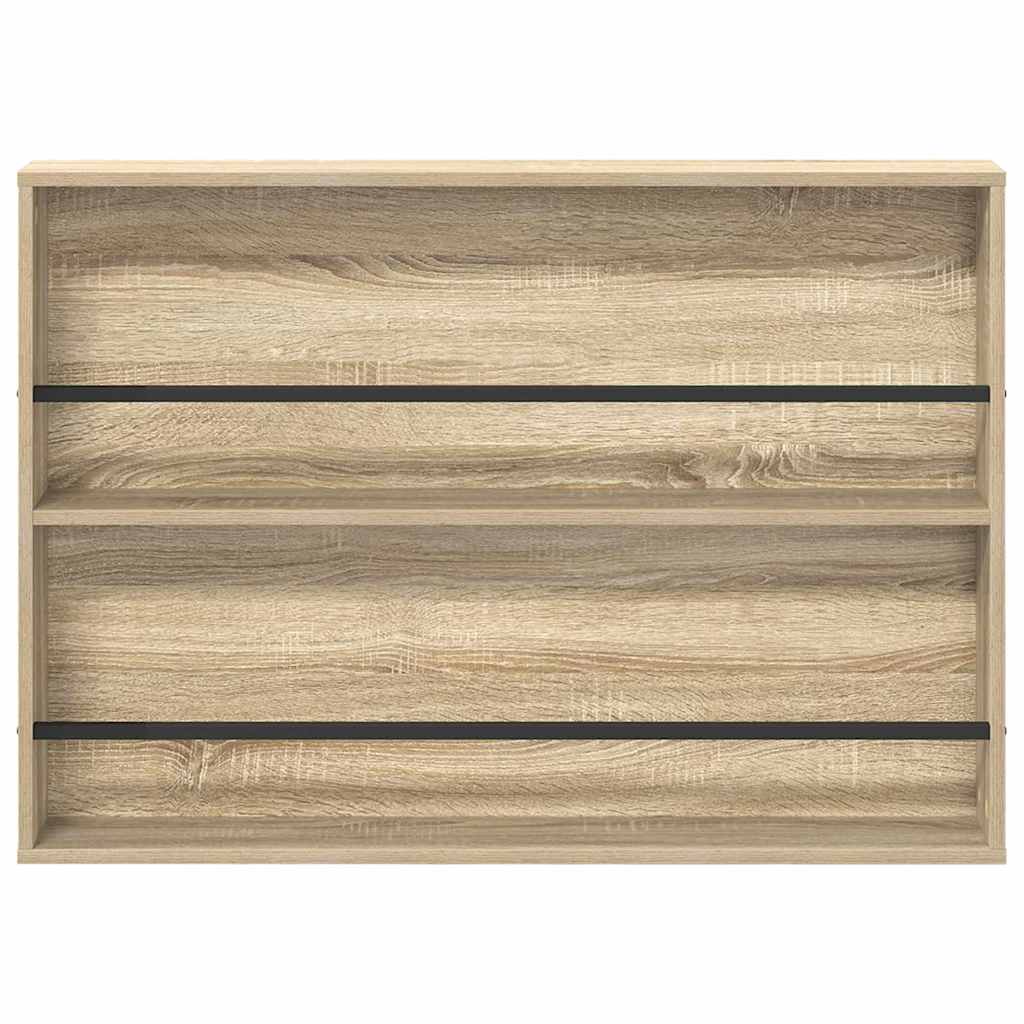 Magasin Rack 2 pcs Sonoma eg 100 x 12 x 70 cm Konstrueret træ