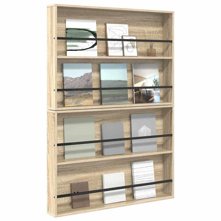 Magasin Rack 2 stk. Sonoma eg 100 x 12 x 70 cm Konstrueret træ