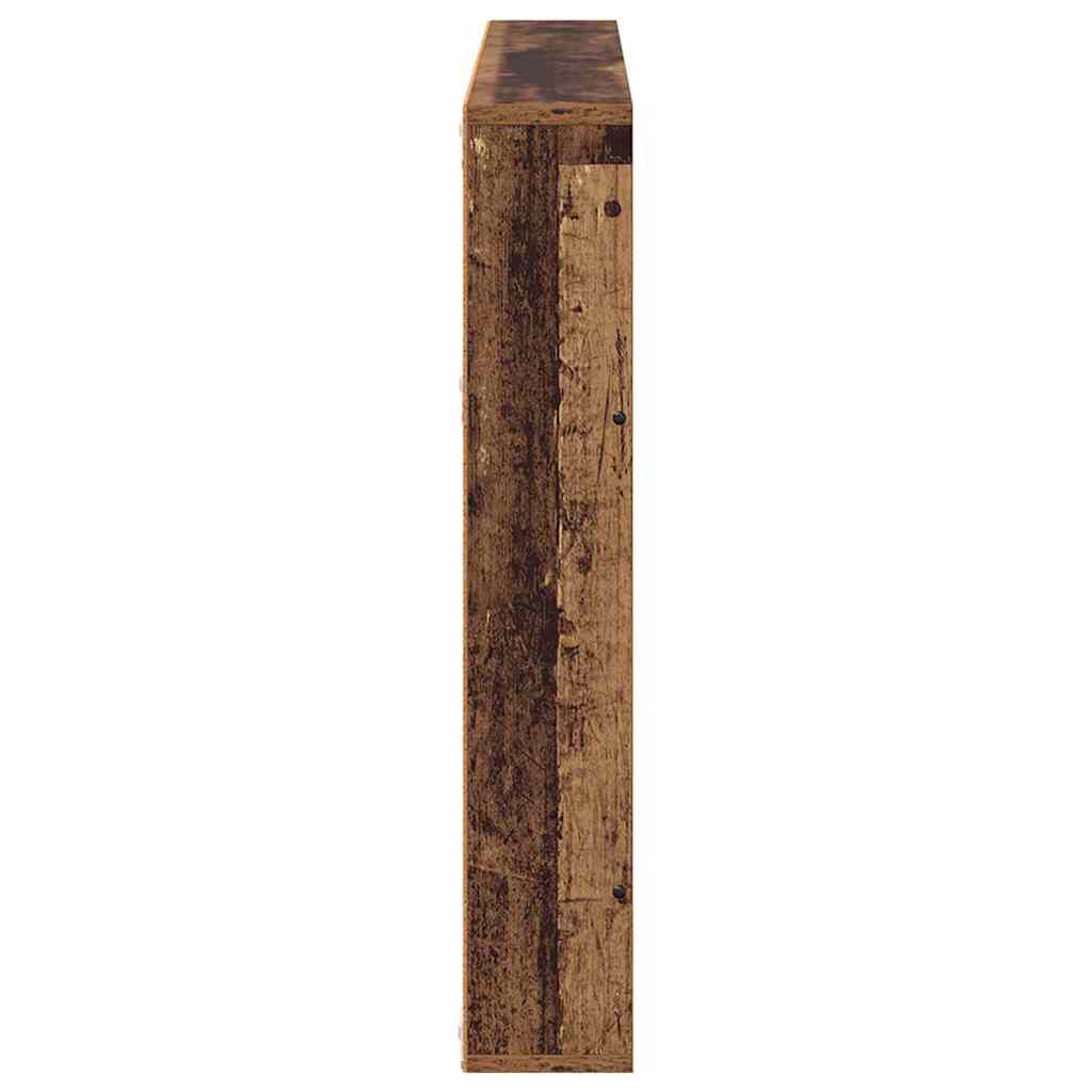 Magasin Rack 2 pcs Gammelt træ 100 x 12 x 70 cm Konstrueret træ