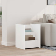 Magasin Rack med hylde Hvid 35 x 35 x 45 cm Konstrueret træ