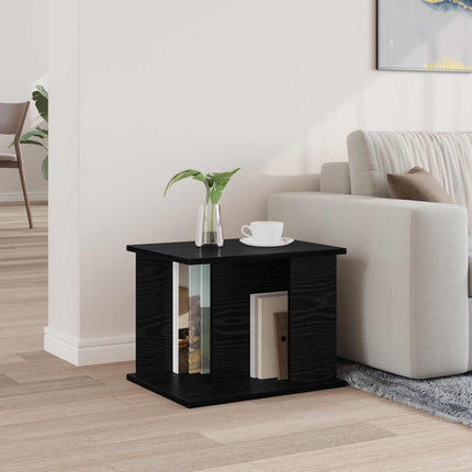 Magasin Rack med hylde Sort eg 35 x 35 x 45 cm Konstrueret træ
