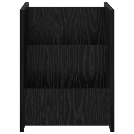 Magasin Rack med hylde Sort eg 35 x 35 x 45 cm Konstrueret træ
