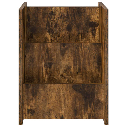 Magasin Rack med hylde Røget eg 35 x 35 x 45 cm Konstrueret træ
