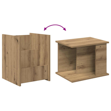 Magasin Rack Artisan Egetræ 35 x 35 x 45 cm Konstrueret træ