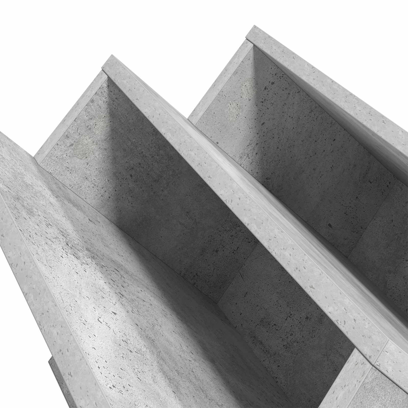 Magasin Rack Beton Grå 53 x 40 x 28,5 cm Konstrueret træ