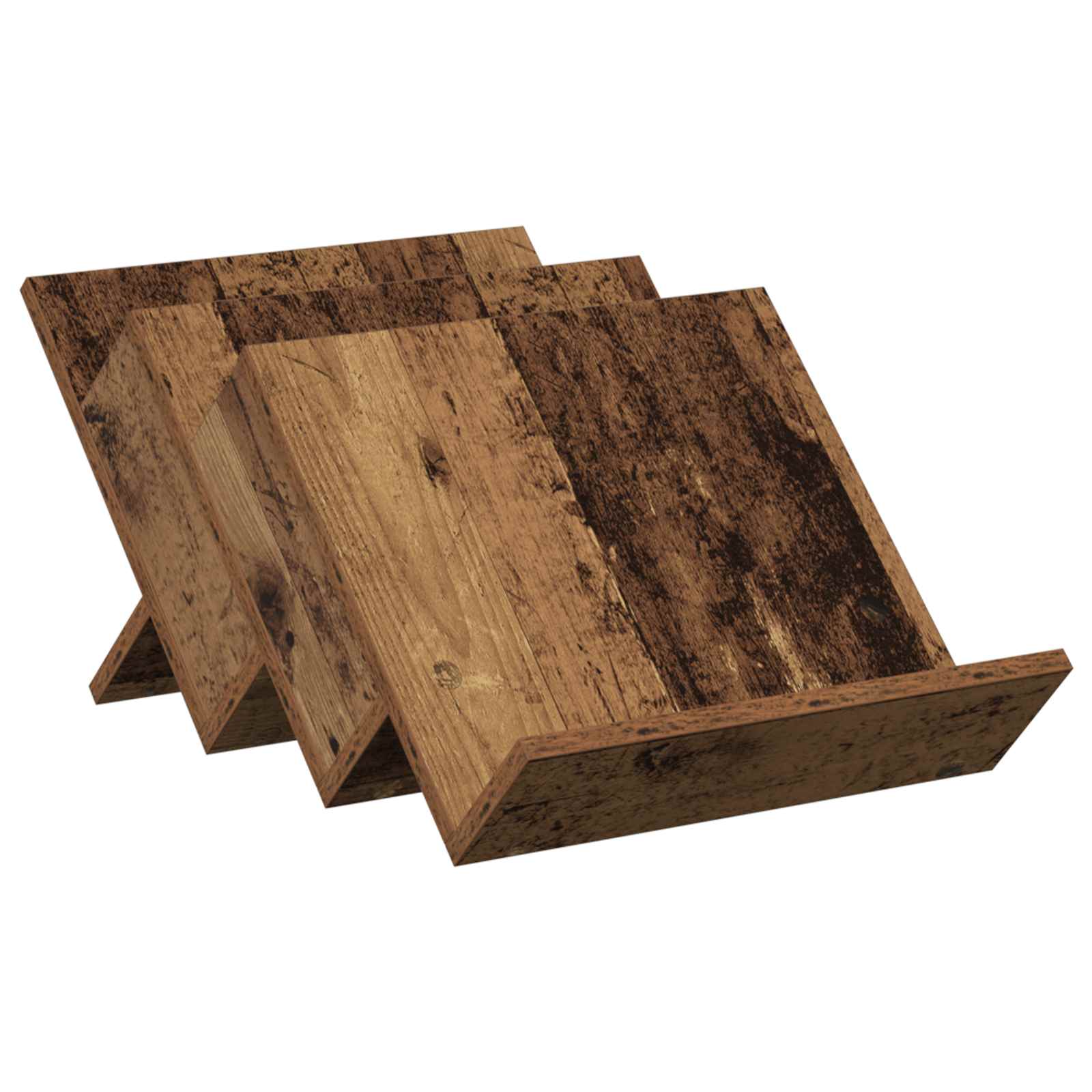 Magasin Rack Gammelt træ 53 x 40 x 28,5 cm Konstrueret træ