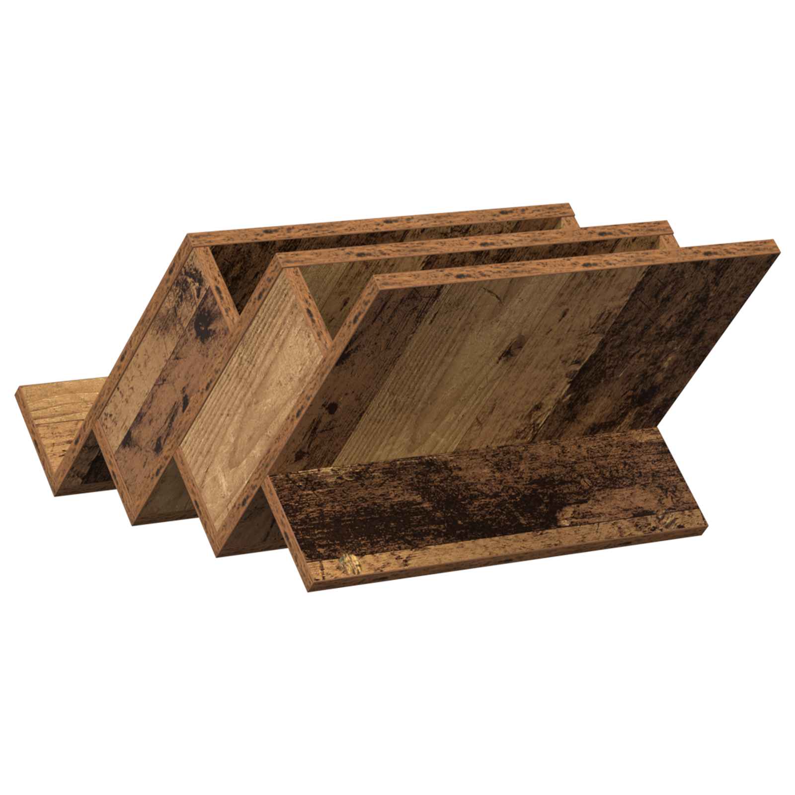 Magasin Rack Gammelt træ 53 x 40 x 28,5 cm Konstrueret træ
