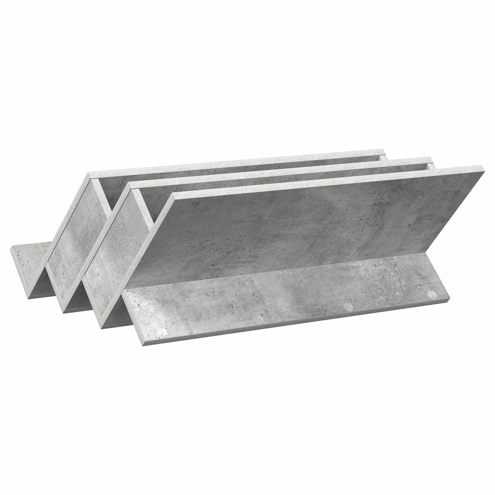 Magasin Rack Beton Grå 65 x 53 x 28,5 cm Konstrueret træ