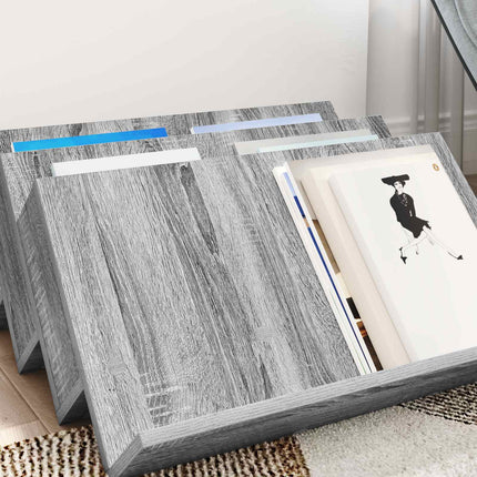 Magasin Rack Grå Sonoma 65 x 53 x 28,5 cm Konstrueret træ
