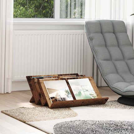 Magasin Rack Gammelt træ 65 x 53 x 28,5 cm Konstrueret træ
