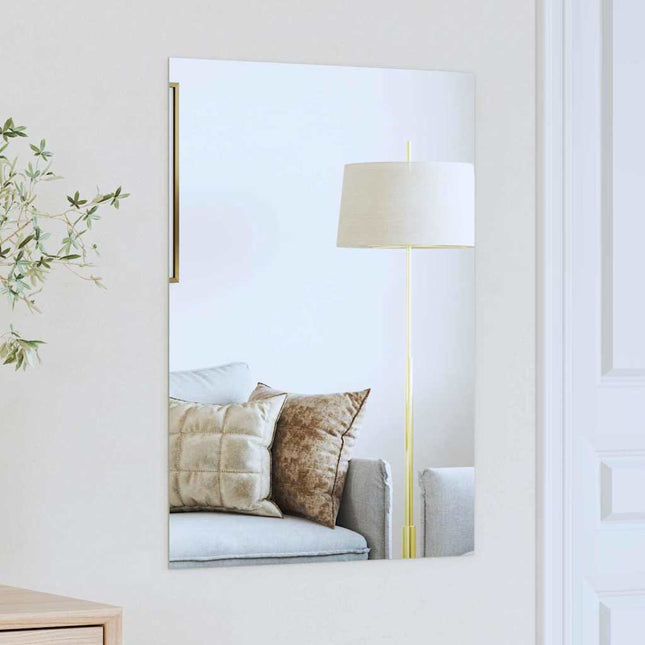 Vægspejl Rektangulær 70 x 50 cm hærdet glas
