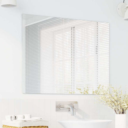 Vægspejl Rektangulær 80 x 60 cm hærdet glas