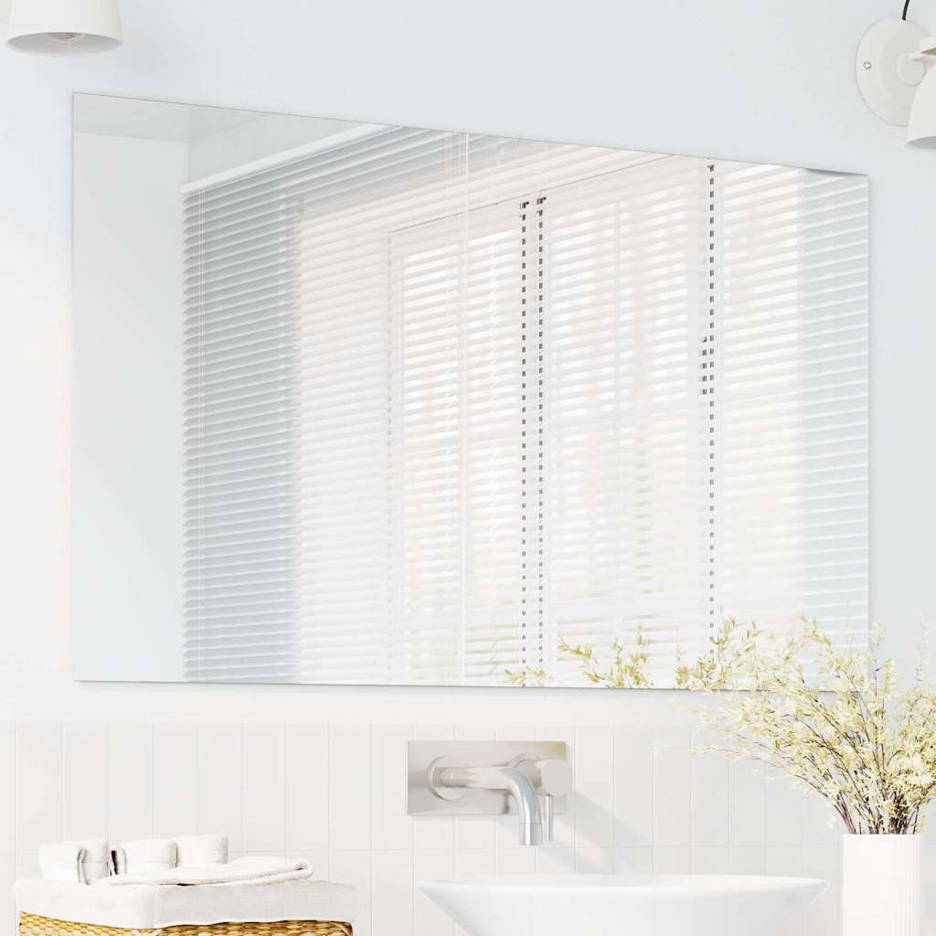 Vægspejl Rektangulær 100 x 60 cm hærdet glas