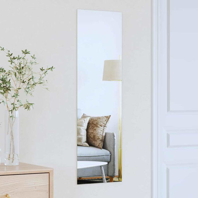 Vægspejl Rektangulær 30 x 100 cm hærdet glas
