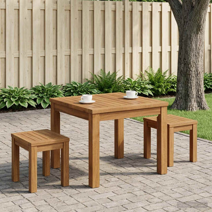 Sofabord Naturfarvet 50 x 48,5 x 36 cm Massivt Akacietræ