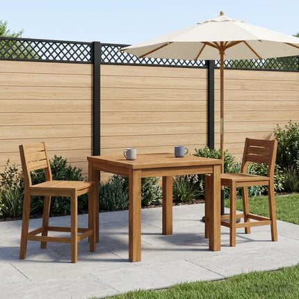 Sofabord Naturfarvet 50 x 48,5 x 36 cm Massivt Akacietræ