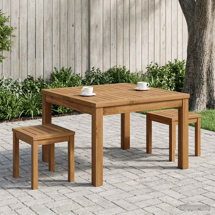 Sofabord Naturfarvet 60 x 60,5 x 36 cm Massivt Akacietræ