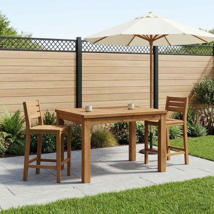 Sofabord Naturfarvet 50 x 68,5 x 36 cm Massivt Akacietræ