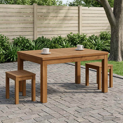 Sofabord Naturfarvet 50 x 68,5 x 36 cm Massivt Akacietræ