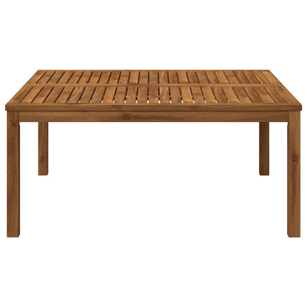 Sofabord Naturfarvet 100 x 100,5 x 45 cm Massivt Akacietræ