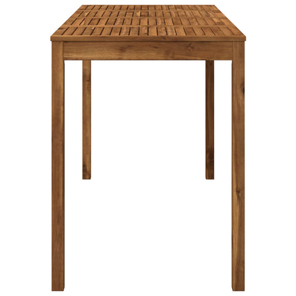 Have Bar Bord Naturfarvet 196 x 80,5 x 105 cm Massivt Akacietræ