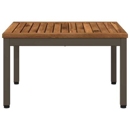 Sofabord Naturlig og Kaffe 49 x 60,5 x 36 cm Massivt Akacietræ