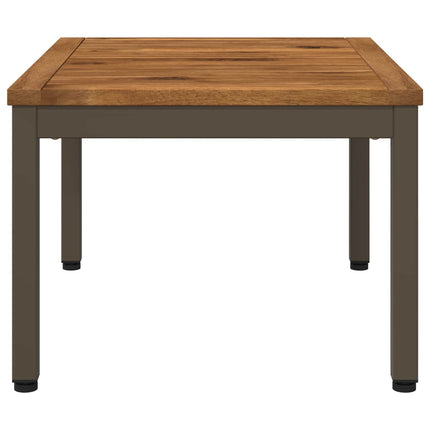 Sofabord Naturlig og Kaffe 49 x 60,5 x 36 cm Massivt Akacietræ