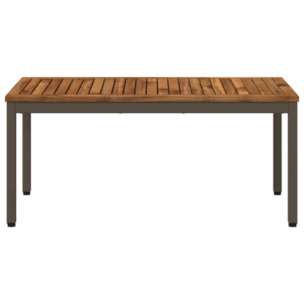 Sofabord Naturlig og Kaffe 50 x 100,5 x 45 cm Massivt Akacietræ