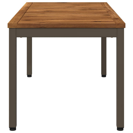 Sofabord Naturlig og Kaffe 50 x 100,5 x 45 cm Massivt Akacietræ