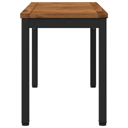 Havebænk 80,5 x 35 x 45 cm Massivt Akacietræ Rektangulær