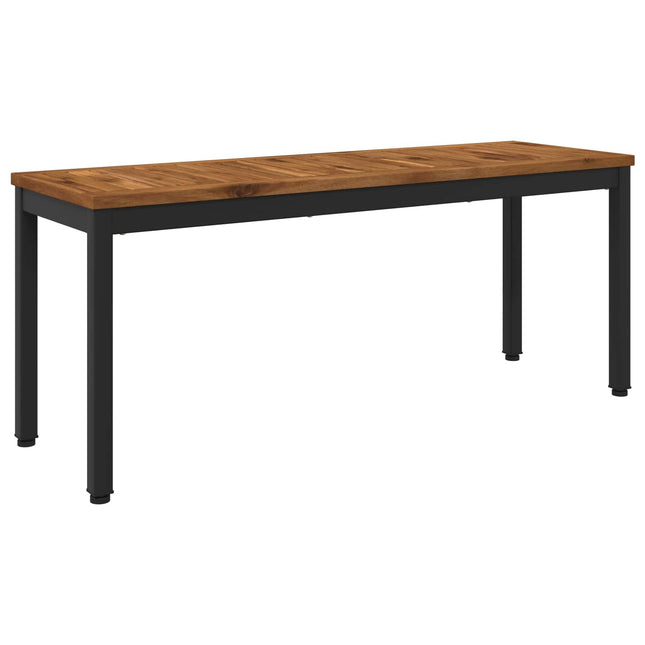 Havebænk 108,5 x 35 x 45 cm Massivt Akacietræ Rektangulær